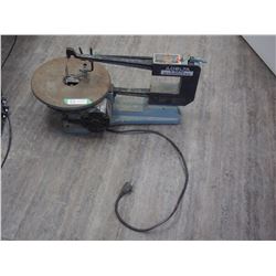 DELTA 16" SCROLL SAW ,TURNS ON NEEDS WORK