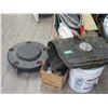 Image 1 : STACKABLE CRATES AND CONTENTS FLOATING PUMP SWITCH , AIR DIFFUSERS, TIN , NAILS