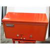Image 2 : International Metal Tool Box and Stand with Keys 26 L by 34" T