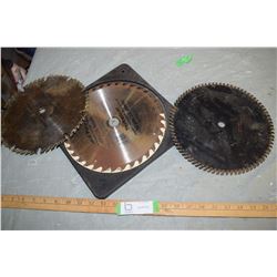 3 10" Carbide Saw Blades