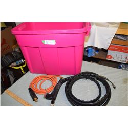 Welding Striker, Cable and Plastic Tote
