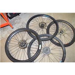 Bicycle, Tires and Rims (Sizes in Description)