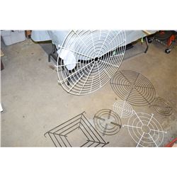 Fan Screen Covers 1x36", 2x18", 2x12", 1x10" and 1x26"