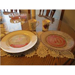 40th Anniversary Plates and Cups (4 Pieces)
