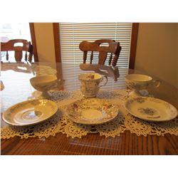 25th Anniversary Cups and Saucers (6 Pieces)