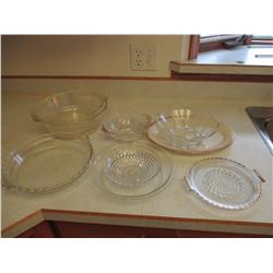Assorted Candy Dishes and Glassware (9 Pieces)