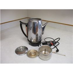 General Electric Chrome Coffee Pot
