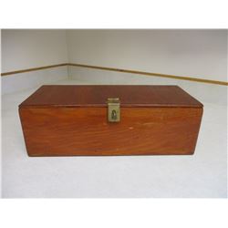 Custom Wooden Box with Lid 7 by 16 by 5"