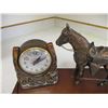 Image 2 : Snider Electric Horse Clock on Base