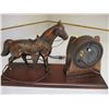Image 3 : Snider Electric Horse Clock on Base