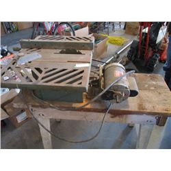 Table Saw on Wooden Stand 3.25 HP Motor
