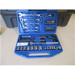 Socket and Wrench Set in Carrying Case