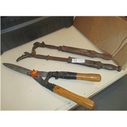 Hedge Trimmers, Nail Pullers, and Assorted Tools