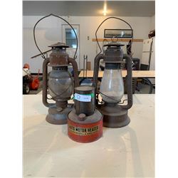 2 Lanterns and Auto Motor Heater