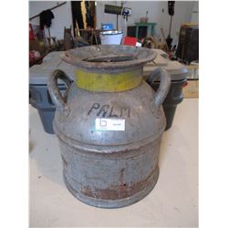 Cream Can with Handles and Lid