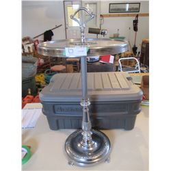 Chrome Ash Tray Stand 32" T