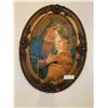Image 1 : Oval Frame Religious Picture