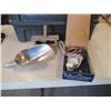 Image 2 : Wooden Butter Press, Aluminum Milk Strainer and Home Massager