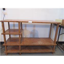 Wooden Display Shelf 16 by 48 by 32"