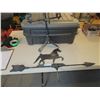 Image 3 : Horse Metal Weather Vane 32" T
