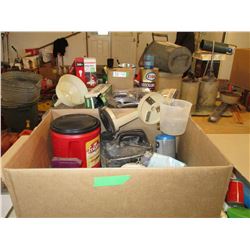 2 Boxes of Hardware and Paints, etc.
