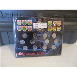 1999 Canadian Provincial Quarter Set in Holder