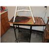 Image 2 : Metal Folding Step Ladder and BBQ Cart