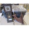 Image 2 : Wooden Working Wall Light and Miniature Grandfather Clock