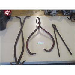 Blacksmith Tongs and Ice Tongs