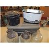 Image 2 : Whiskey Jugs and Assorted Enamelware