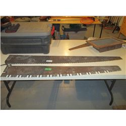 2 Sawblades and Box of Clevises