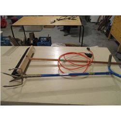 Garden Claw and Push Broom
