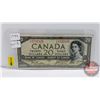 Image 1 : Canada $20 Bill 1954 DF : Beattie/Coyne S/N#CE1722126