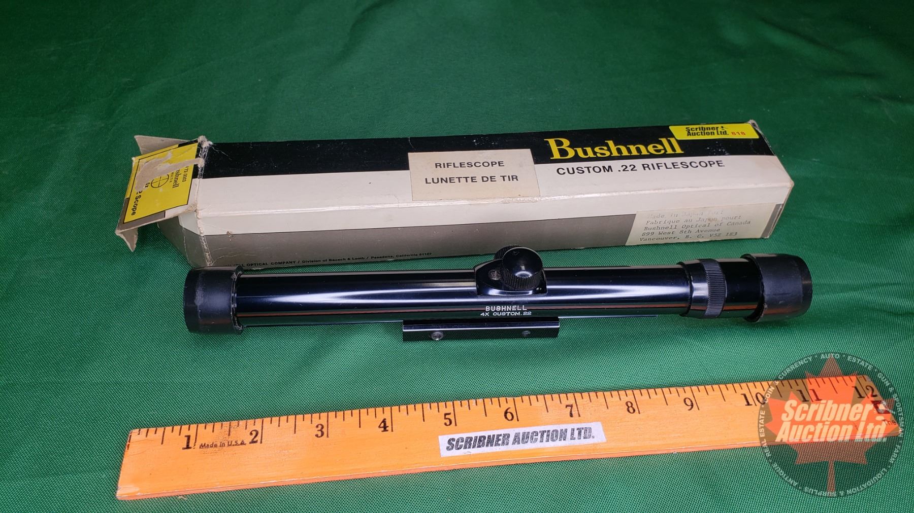 Bushnell Custom M Rifle Scope Bushnell Custom .22 Rifle Scope