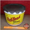 Image 1 : Red Head Grease Pail (9"H x 11-1/2"Dia)