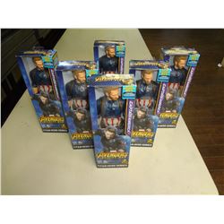 Bulk lot of 6 Captan America Figures