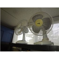 Lot of 2 Household Fans