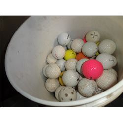 Bucket of golf balls