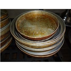 Lot of 10 Assorted Pizza Pans