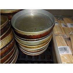 Lot of 10 8" Pizza Pans