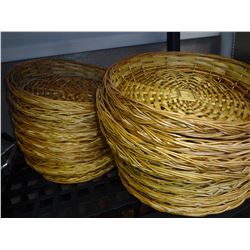 14 Wicker hot plate baskets