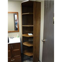 Large Wooden Corner Shelf