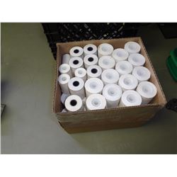 Box of new debit machine paper