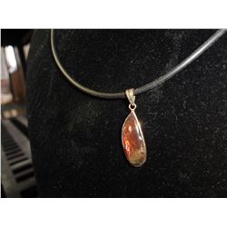 AB Amolite Pendant set in 14kt Gold