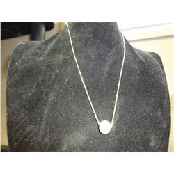 925 Chain with fresh water pearl