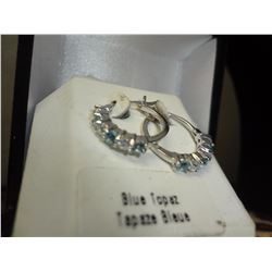 Blue Topaz Ear Rings