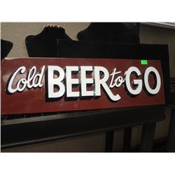 Cold Neer to Go Sign