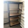 Image 1 : 6' Black Storage Shelf
