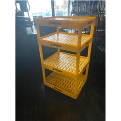 4' Yellow Schweeppes Shelf