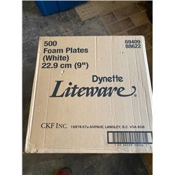 500 9" foam plates